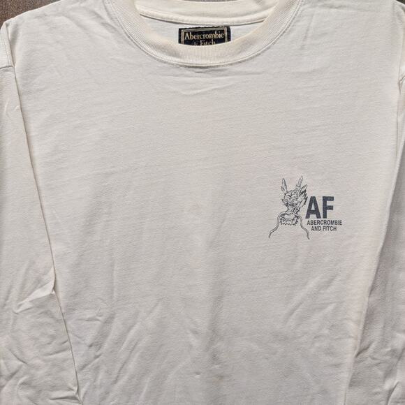Y2K Abercrombie & Fitch Dragon Long Sleeve T Shirt - Picture 3 of 6